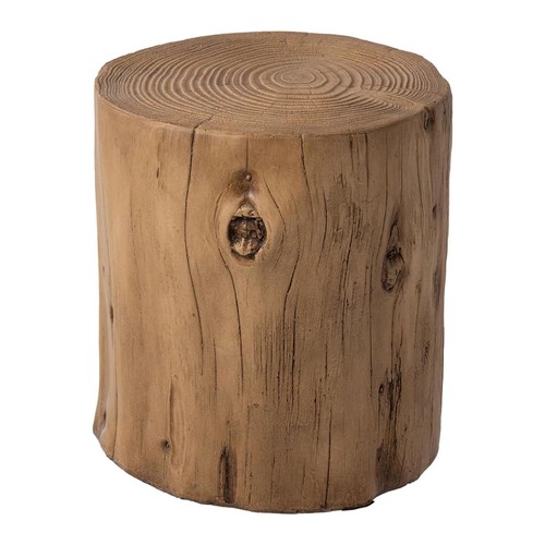 Light brown faux wood concrete - light,